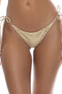 Luli Fama Medusa Seamless Wavy Ruched Back Brazilian Tie Side Bottom